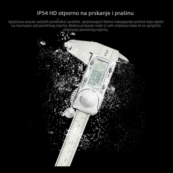 Tema digitalni Vernier kaliper 0–150–200–300 mm, visoka preciznost, industrijski alat