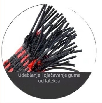 Elastični kaiš za pričvršćivanje za motocikle i prtljagu s kopčom od aluminijske legure, latex žica, nosivost 100 kg