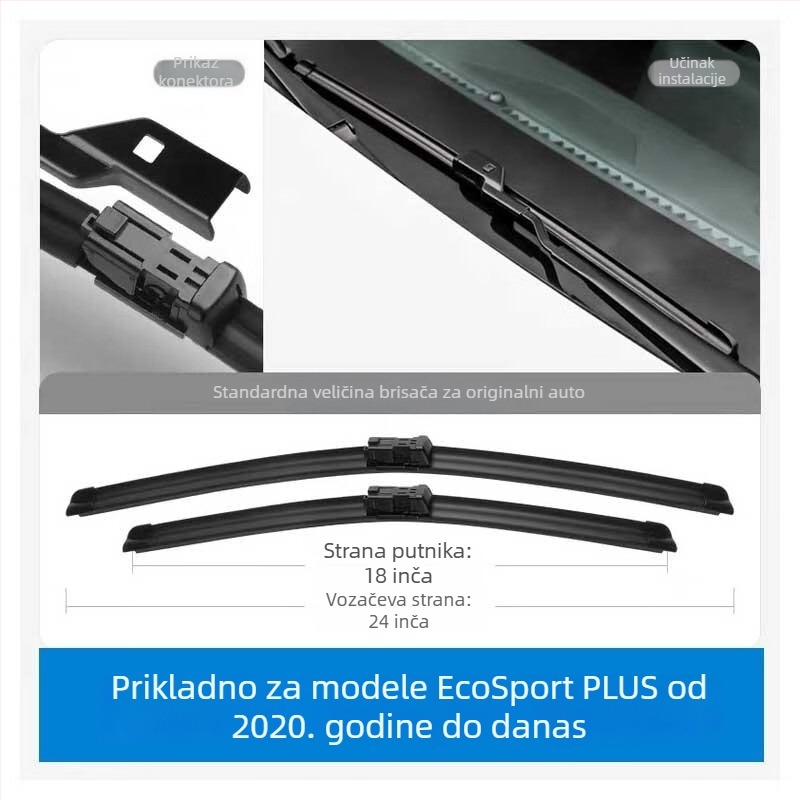 Brisač bez okvira za Changan Yidong Plus 2021 XT – guma, tihi rad, kompatibilan s XT modelom