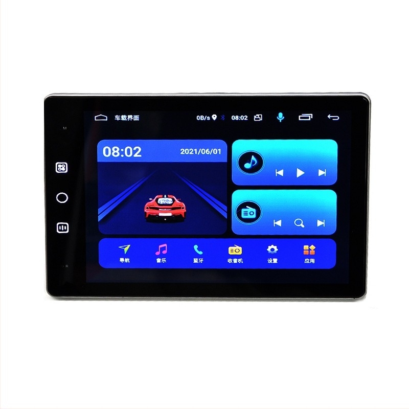 Auto MP5 player s rotirajućim LCD dodirnim zaslonom, CarPlay, Bluetooth, napajanje 12–24V DC, podrška stražnjoj kameri