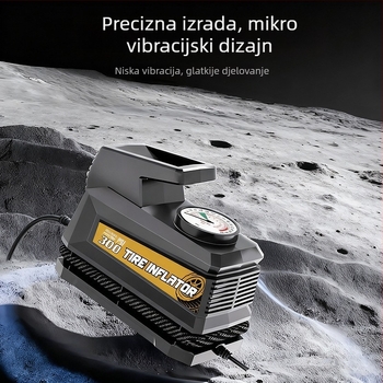 Automobilska pumpa zraka, prijenosna, USB napajanje, 12V, 100W, 25 L/min, kabel 3 m
