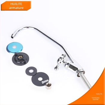 Kuhinjski miješalica od cinkove legure s Gooseneck izljevom za izravno piće, keramički kartridni ventil, model HLT-001, ručna ugradnja