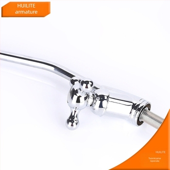 Kuhinjski miješalica od cinkove legure s Gooseneck izljevom za izravno piće, keramički kartridni ventil, model HLT-001, ručna ugradnja