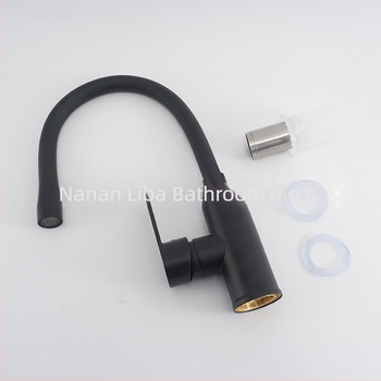 Kuhinjski miješajući faucet, tijelo od cinkove legure, keramni disk ventil, 20 mm ulaz/izlaz, maksimalna temperatura 90°C