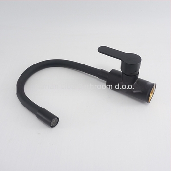 Kuhinjski miješajući faucet, tijelo od cinkove legure, keramni disk ventil, 20 mm ulaz/izlaz, maksimalna temperatura 90°C
