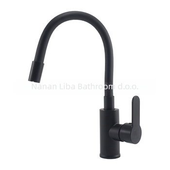Kuhinjski miješajući faucet, tijelo od cinkove legure, keramni disk ventil, 20 mm ulaz/izlaz, maksimalna temperatura 90°C