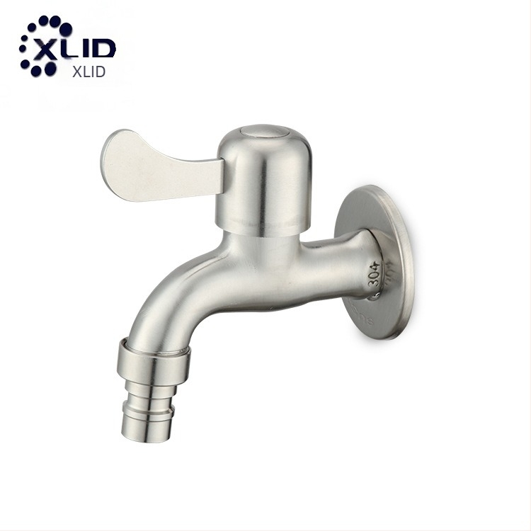 Miješajući slavina za ugradnju u zid, nehrđajući čelik, 10 mm ulaz/izlaz, 10–100°C (ugradnja u zid; nehrđajući čelik; 10 mm ulaz/izlaz; 10–100°C)