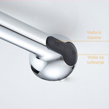 Kuhinjski miješalica s jednim otvorom i povlačnom mlaznicom, keramički ventil, model L218