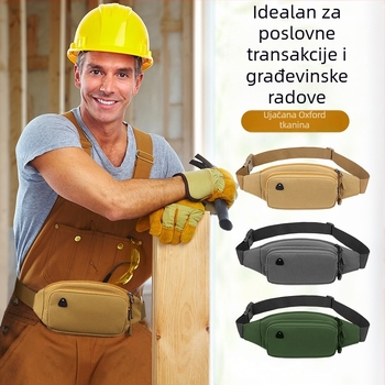 Sportska pojasna torba, platno, unisex, za vanjske sportove