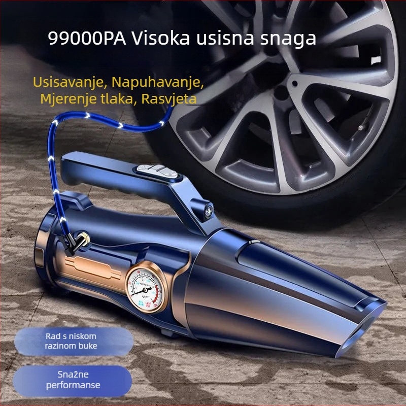 Univerzalna 4-u-1 automobilska pumpa i usisavač