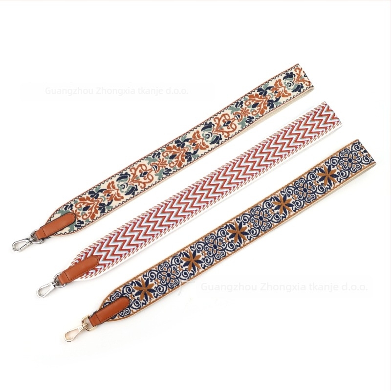 Midsummer remen za torbu — poliester, funkcije: proširenje i smanjenje opterećenja, cvjetni uzorak, proljeće 2025