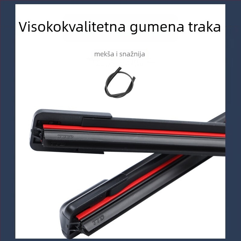 Brisač vjetrobranskog stakla bez okvira, Tip: bez okvira; Model: Default item; Primjenjivi model: Default item; Povezivanje: primjenjivo