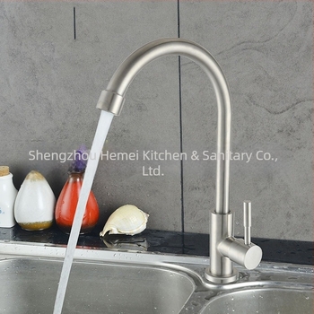 Kuhinjski miješac od nehrđajućeg čelika, model SLT-23006, 18 mm ulaz/izlaz, bakreno jezgro ventila