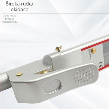 LCD elektronički pištolj za napuhavanje/ispuhivanje guma s digitalnim manometrom, aluminijska legura, raspon 0-255 PSI, točnost 0,5 PSI