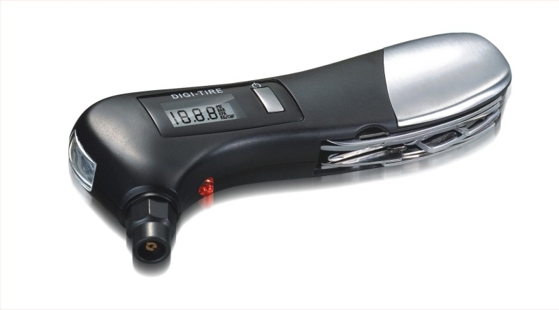 Lotuda digitalni manometar za tlak u gumama automobila, 9-u-1 višenamjenski, prijenosan s plavim pozadinskim osvjetljenjem, raspon 2–150 psi, preciznost ±1 psi, jedinice PSI/BAR/KPA/KG/C㎡, model JZ-405C