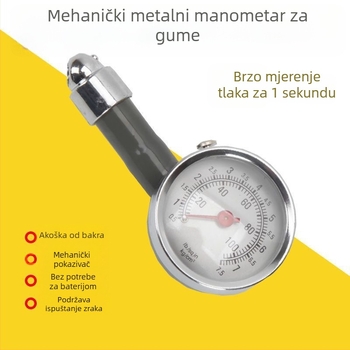 Manometar tlaka u gumama, visoka preciznost, prenosni, detektor tlaka za automobil