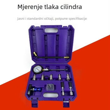 Tlakomjer cilindra za auto popravak – Dijagnostički alat za automobile i motocikle, Tlakomjer cilindra benzinskog motora, Tester tlaka zraka