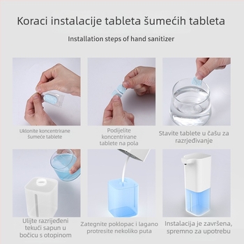 Dispenser sapuna sa senzorom za pjenu — automatsko stvaranje pjene, dozator sapuna i dezinfekcija ruku