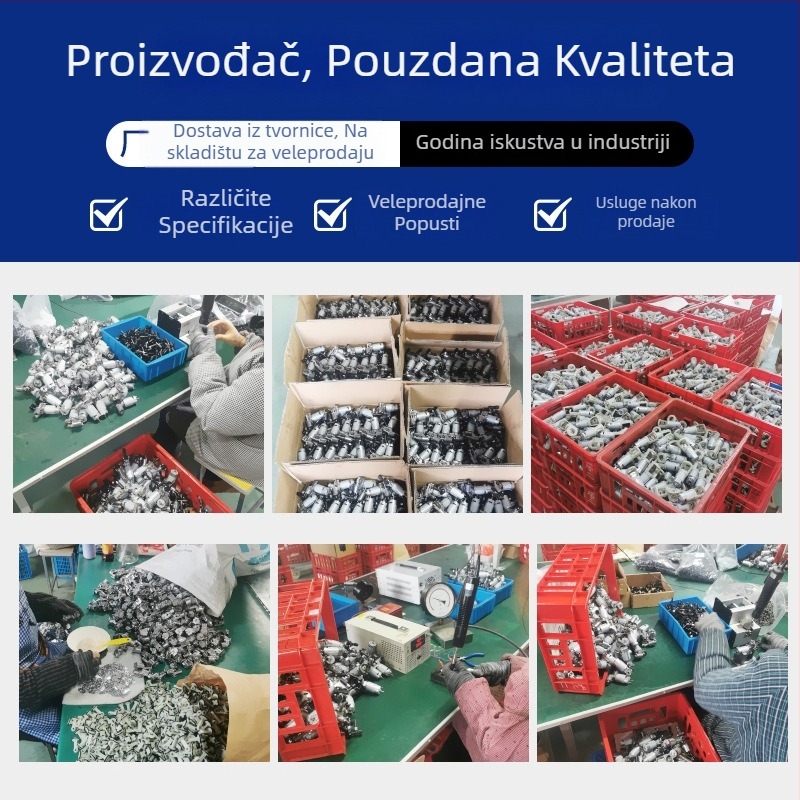 Jednocilindrični modul pumpe za automobil – metalno-plastični, 100 W, 25 L/min, trajanje rada >20 min