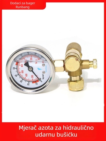 Hidraulični razarač za ekskavator s testom dušika, dušični manometar, glava oružja i plinski manometar — Ronghua