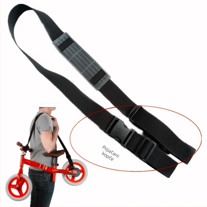 Ramenka za balansni bicikl i kolica – podesiva duljina; materijal plastika + poliester; unisex