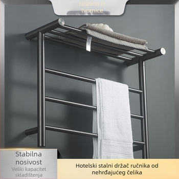 Stalak za ručnike od nehrđajućeg čelika, četiri razine, nosivost 5 kg+, Lion Shield, stil lagani luksuz