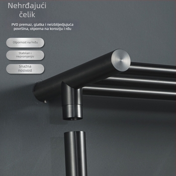 Stalak za ručnike od nehrđajućeg čelika, četiri razine, nosivost 5 kg+, Lion Shield, stil lagani luksuz