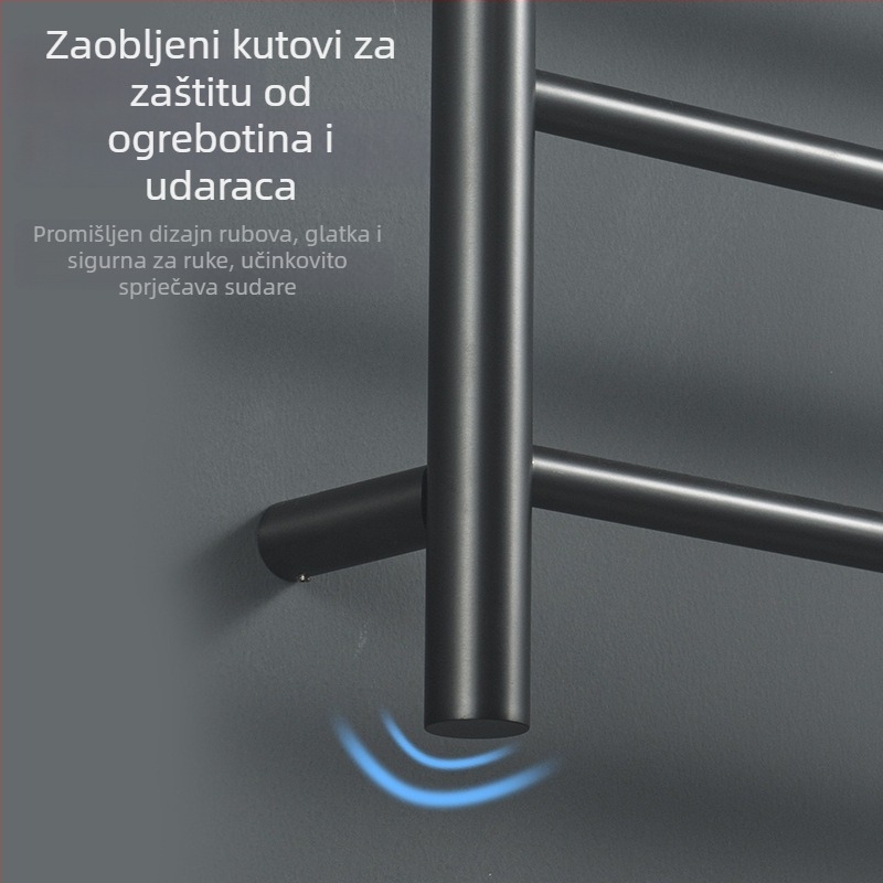 Stalak za ručnike od nehrđajućeg čelika, četiri razine, nosivost 5 kg+, Lion Shield, stil lagani luksuz