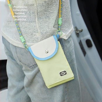 Višefunkcionalna crossbody torba-organizator za telefon, novčanik, putovnicu i dokumente – putna kartična torbica s zaštitom od krađe