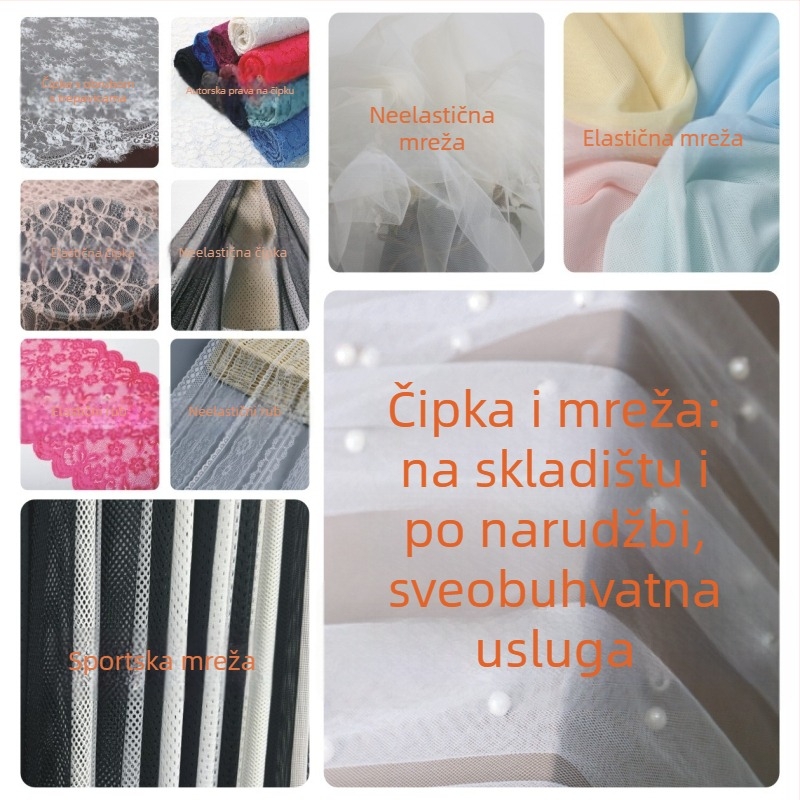 Čipkasti materijal za donje rublje za camisolu | 92% brokat, 8% spandex | GB standard | Tianzhishun lace