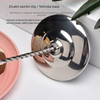 Stolni ubacivač računa — nehrđajući čelik, za blagajnu i bar