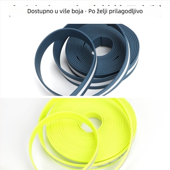 Najlonska traka za kaiš i ogrlicu psa s PVC premazom, svijetleća, vodootporna i reflektirajuća traka