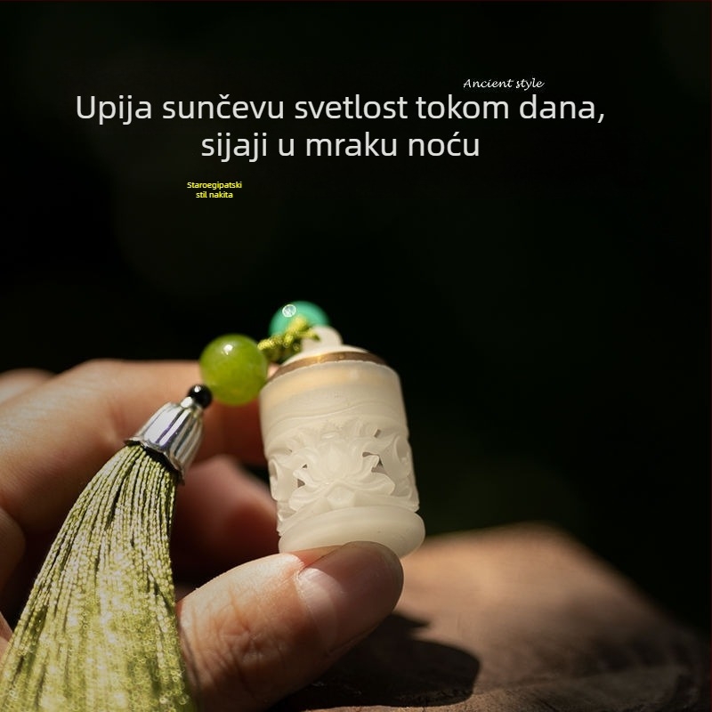 Privjesak za ključeve od smole za aromaterapiju – šuplja kugla mirisa, auto i mobitel dodatak