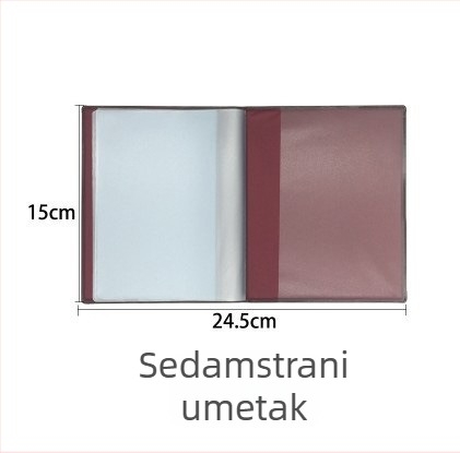 Futrola za kućnu knjigu registra, prozirna PVC zaštitna torbica, unisex, Zima 2025, Gradski stil