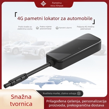 4G GPS tražilo za automobile i motocikle XY301; točnost GPS 5–10 m; načini alarma: vibracije, isključivanje napajanja, SOS, geofence, prekoračenje brzine; IP65 vodootporan.