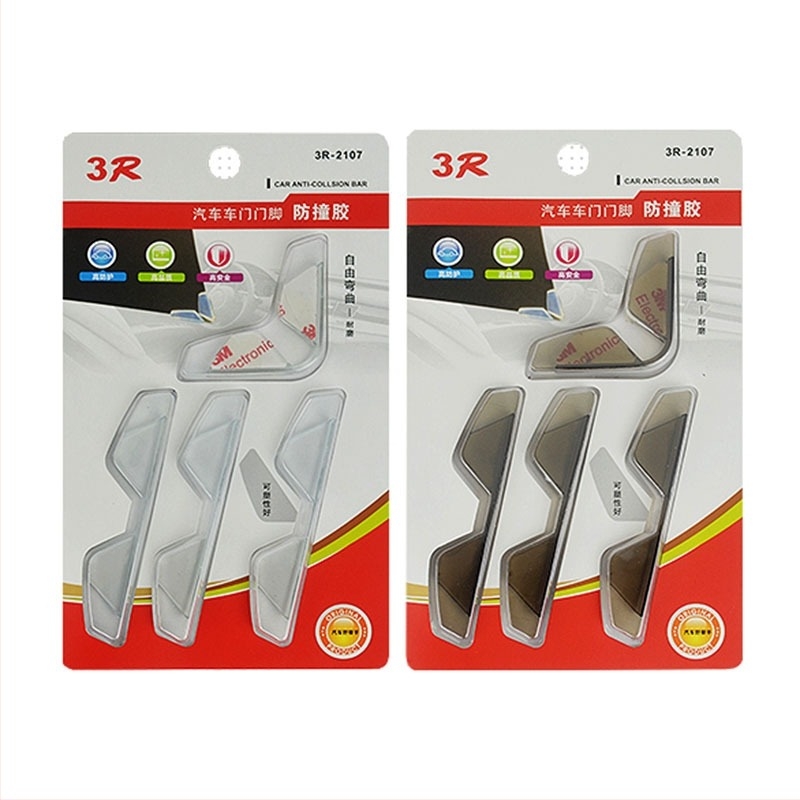 3R automobilska zaštita kutova vrata, ljepilo, mekana guma, model 3R-2107, kompatibilno s većinom modela