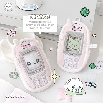 RosyPosy Rabbit Agent Držač kartica s privjeskom – Mali set kartica, poklon za kolege, prijatelje, djecu i razredne