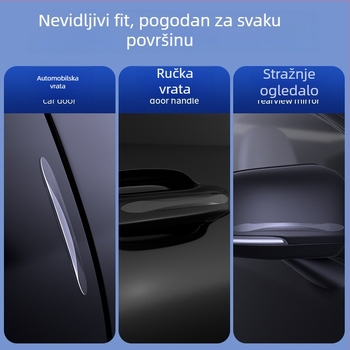 Antikolizijska ljepiljiva traka za vrata automobila i retrovizore - PU materijal, otporna na ogrebotine, za sve modele