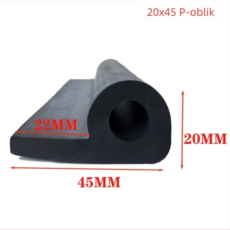 Brtvni profil za kamione, tip P, U-oblik stražnja vrata, gumeni trak 20 mm