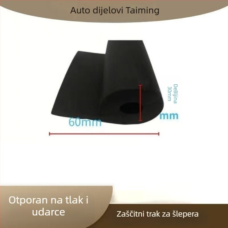 Brtvni profil za kamione, tip P, U-oblik stražnja vrata, gumeni trak 20 mm