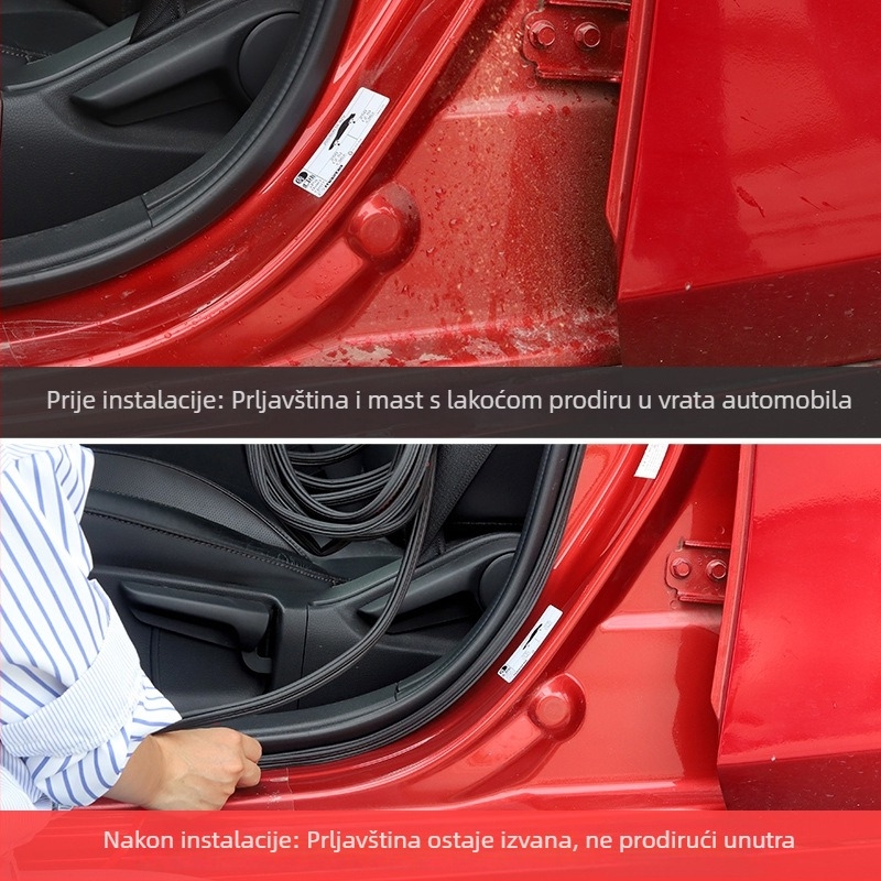 Brava vrata automobila za zvučnu izolaciju, dvostruki sloj, smanjenje prašine i buke, model no41, usklađenost s izvornom tvorničkom opremom