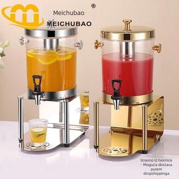 Dispenzer za napitke s izljevom — nehrđajući čelik + PC, model 8L/16L, samoposluživanje