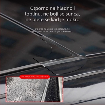 Silikonska brtvila za krovni prozor, 0,5 cm debljina, JT model, opća kompatibilnost