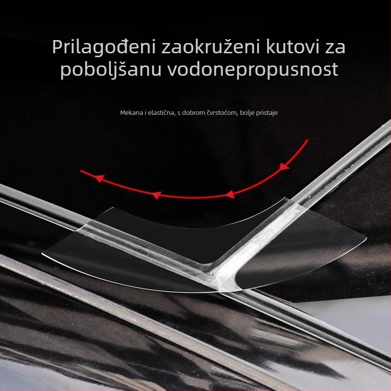 Silikonska brtvila za krovni prozor, 0,5 cm debljina, JT model, opća kompatibilnost