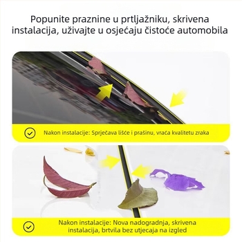 Brtvilo za prtljažnik automobila – prašno-izolacijsko, zvučna izolacija, otporno na habanje