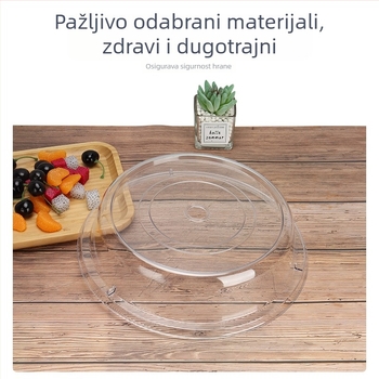 PC poklopac za hranu – kružni i ovalni, proziran, otporan na padove, bufet oprema; Materijal: PC plast; Značka: Qianghong; Tisak logotipa