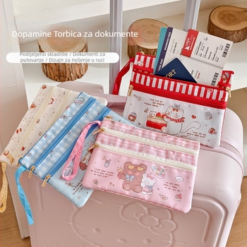 Držač za putovnicu i dokumente - Tkanina, You na brend, Funkcija proširenja, Stil ležernog putovanja, Proljeće 2025