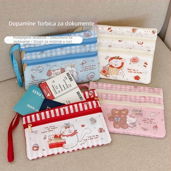 Držač za putovnicu i dokumente - Tkanina, You na brend, Funkcija proširenja, Stil ležernog putovanja, Proljeće 2025