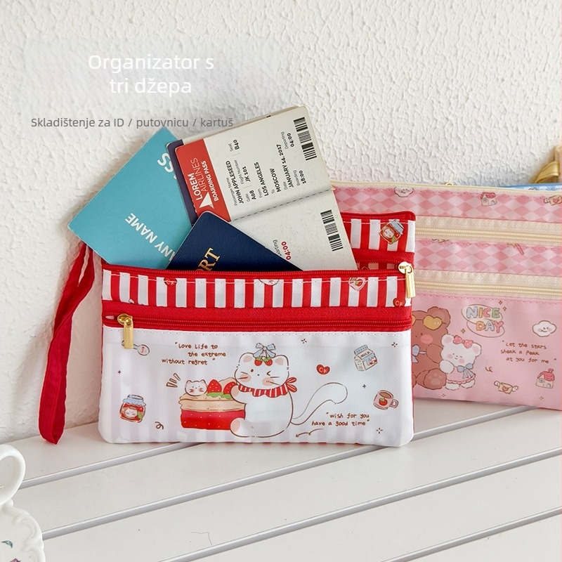 Držač za putovnicu i dokumente - Tkanina, You na brend, Funkcija proširenja, Stil ležernog putovanja, Proljeće 2025