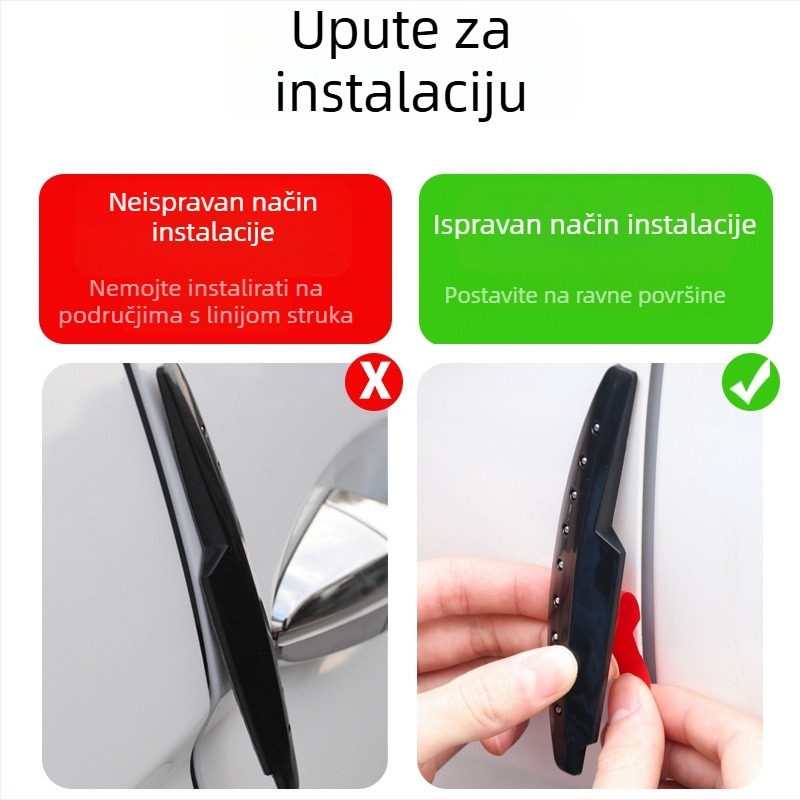 Traka za zaštitu ruba vrata protiv sudara s malim kristalnim ukrasima — SD-2154, PVC, Shun Wei, opća kompatibilnost